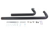 V-Twin - 30-8114 - Exhaust Drag Pipe Set Black Shotgun Style - Fits 1986-2006 Harley-Davidson FXST
