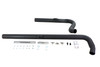 V-Twin - 30-8114 - Exhaust Drag Pipe Set Black Shotgun Style