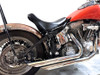 V-Twin - 30-8118 - Wyatt Gatling Exhaust Drag Pipe Set Down Slash Shorty - Fits 1984-2006 Harley-Davidson FXST