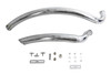 V-Twin - 30-8130 - Wyatt Gatling Street Sweeper Exhaust Pipe Set Chrome
