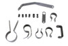 V-Twin - 31-0000 - Parkerized Servi-Car Clamp Set - Fits 1950-1973 Harley-Davidson G