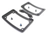 V-Twin - 31-0019 - Curved License Plate with Frame Black