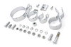 V-Twin - 31-0031 - Chrome Exhaust System Clamp Kit - Fits 1941-1957 Harley-Davidson FL, 1941-1952 EL