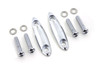 V-Twin - 31-0075 - Chrome Turn Signal Block Off Plates - Fits 1998-2013 Harley-Davidson FLTR, FLTRX