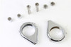 V-Twin - 31-0084 - Chrome Turn Signal Clamp Kit 39mm Forks