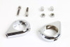 V-Twin - 31-0084 - Chrome Turn Signal Clamp Kit 39mm Forks