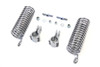 V-Twin - 31-0091 - Chrome 7 inch Seat Spring Kit - Fits 1941-1957 Harley-Davidson FL, 1936-1952 EL