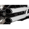 Vance & Hines 3" Round Twin Slash Slip-On Mufflers Fits '18 Softail Models