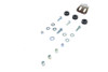 V-Twin - 31-0685 - Chrome Round Oil Tank Mount Kit