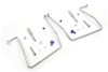 V-Twin - 31-0818 - Chrome Saddlebag Support Kit - Fits 1991-2007 Harley-Davidson FXD, 1991-2017 FXDWG (excluding 1993-1995 models)