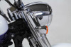 V-Twin - 31-0964 - Chrome Turn Signal Bracket Set - Fits 1997-2013 Harley-Davidson FLHR (Road King Headlamp Nacelle), 1997-2013 FLT
