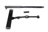 V-Twin - 31-0977 - Black Seat Post Kit and T Kit - Fits 1941-1964 Harley-Davidson FL, 1936-1952 EL