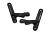 V-Twin - 31-1344 - Black Spotlamp Bracket Set - Fits 1997-2013 Harley-Davidson FLHT, FLT