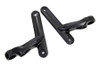 V-Twin - 31-1344 - Black Spotlamp Bracket Set - Fits 1997-2013 Harley-Davidson FLHT, FLT