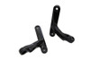 V-Twin - 31-1344 - Black Spotlamp Bracket Set - Fits 1997-2013 Harley-Davidson FLHT, FLT