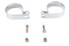 V-Twin - 31-1648 - Chrome 2-1/2 inch Exhaust Clamp Set
