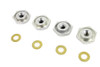 V-Twin - 3190-4 - Knuckle Nut Set Cadmium Plated