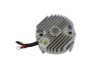 V-Twin - 32-0785 - Chrome 12 Volt Regulator End Cover with High Output