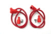 V-Twin - 32-1041 - Universal Red 8mm Spark Plug Kit