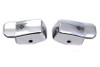 V-Twin - 32-1666 - Chrome Turn Signal Extension Cap