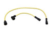 V-Twin - 32-7343 - Sumax Yellow with Black & Red Tracer 7mm Spark Plug Wire Set