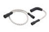 V-Twin - 32-7362 - Sumax Grey with Brown Tracer 7mm Spark Plug Wire Set