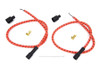 V-Twin - 32-7373 - Sumax Orange with Black Tracer 7mm Spark Plug Wire Set