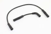V-Twin - 32-9166 - Accel 8mm S/S Spiral Core Ignition Wire Set Black