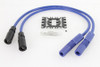 V-Twin - 32-9183 - Accel 8mm S/S Spiral Core Ignition Wire Set Blue