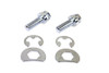 V-Twin - 3252-6 - Exhaust Pipe Locking Bolt Mounting Kit Chrome