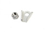V-Twin - 3291-2 - Brake Cable Clevis Clamp and Nut Set