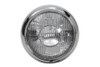 V-Twin - 33-0072 - Black 7 inch K Headlamp with Chrome Rim - Fits 1954-1956 Harley-Davidson K, 1957-1958 XL