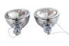 V-Twin - 33-0095 - Replica Chrome Guide Spotlamp Set 12 Volt
