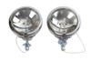 V-Twin - 33-0095 - Replica Chrome Guide Spotlamp Set 12 Volt