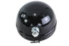 V-Twin - 33-0233 - Replica 5-3/4 inch Round Black Headlamp - Fits 1954-1973 Harley-Davidson XL, 1971-1973 FX