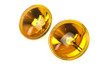 V-Twin - 33-0297 - 4-1/2 inch Amber Sealed Beam 12 Volt Spotlamp Set