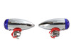 V-Twin - 33-0474 - Mini LED Bullet Blue Lens Marker Lamp Set
