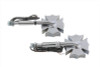 V-Twin - 33-0484 - Fireman Cross Turn Signal Set Long Stud