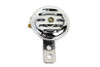 V-Twin - 33-0586 - Slotted Style 12 Volt Mini Horn Chrome