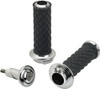  Biltwell Alumicore Grips - Dual Cable Kit 1" (Choose Finish) 