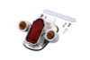 V-Twin - 33-0663 - Tail Lamp Assembly Tombstone Style with Bullet Lamp