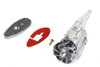 V-Twin - 33-0879 - Chrome Amber Fan Operated Marker Lamp