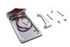 V-Twin - 33-0951 - Diamond Vertical Tail Lamp Kit - Fits 1991-2005 Harley-Davidson FXD, 1989-2006 FLST, FXST
