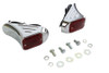 V-Twin - 33-1056 - Flush Deco Marker Lamp Set with Red Lens