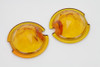 V-Twin - 33-1139 - Tail Lamp Lens Set Faceted Amber