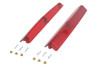 V-Twin - 33-1201 - Tour Pak Red Side Marker Lamp Lens Set