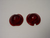 V-Twin - 33-1224 - Replica Marker Lamp Lens Glass Bullet Style Red