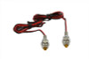 V-Twin - 33-1258 - License Plate Frame Mounting Bolt Set with Amber LEDS