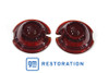 V-Twin - 33-1285 - Replica Guide Bullet Marker Lamp Set Red