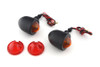 V-Twin - 33-1413 - Black Egg Style Marker Lamp Set